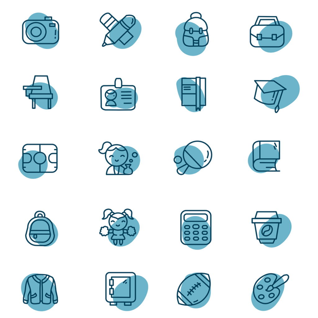 College Icons Set – MasterBundles