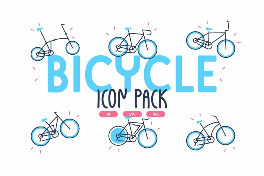 Bicycle Icons – MasterBundles