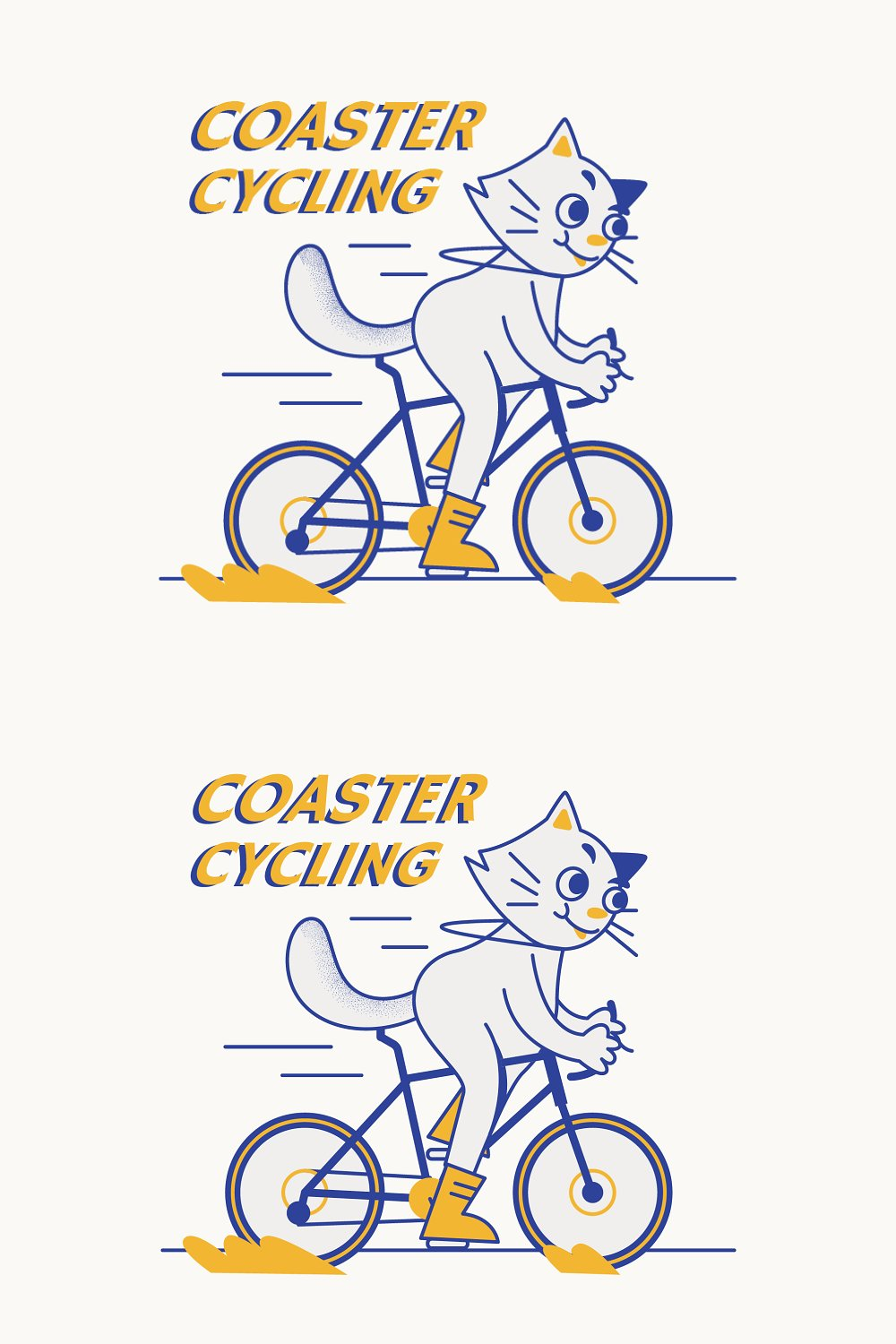 Illustrations cycling of pinterest
