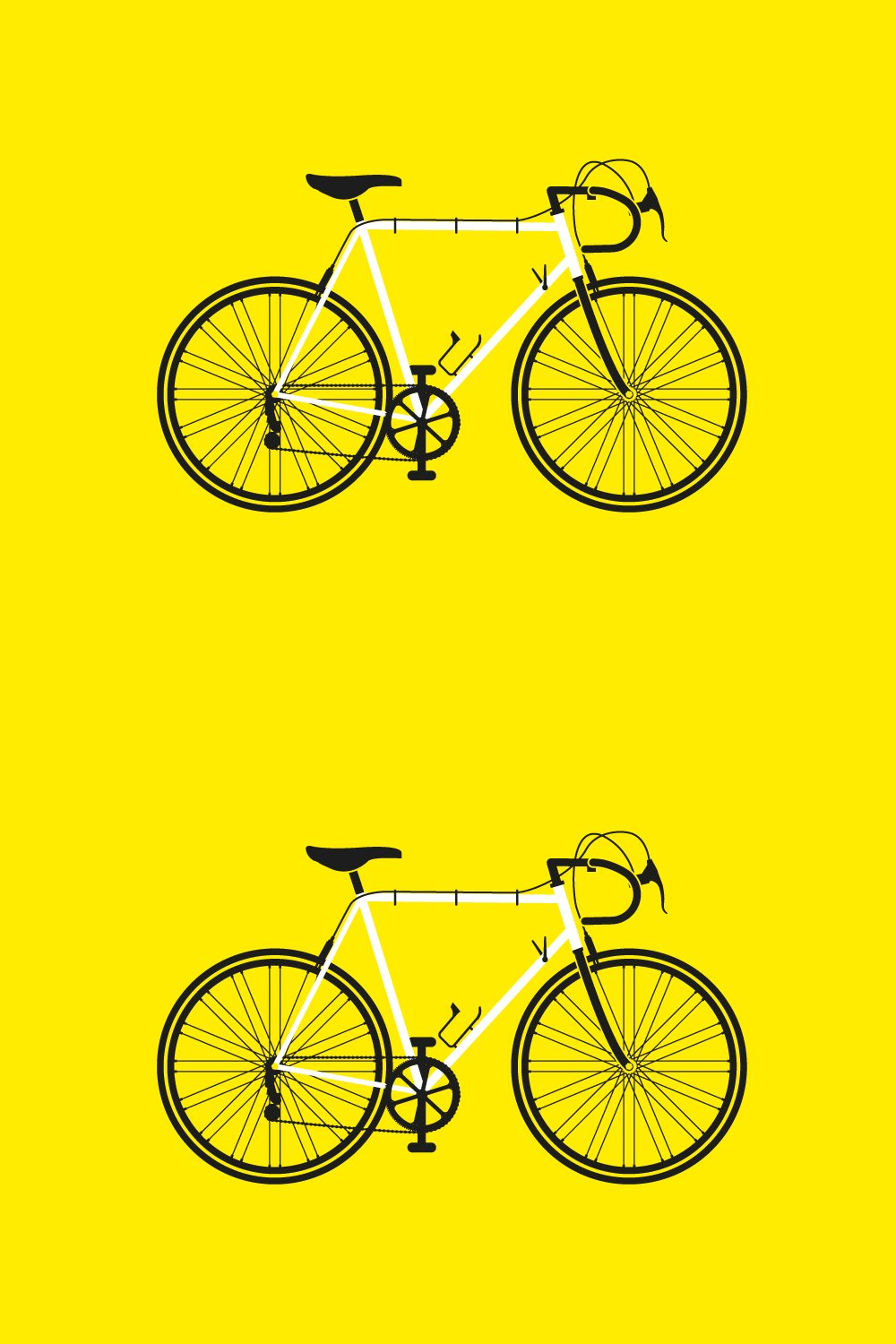 Illustrations simple bike of pinterest.