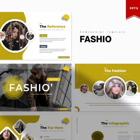 Images preview fashio powerpoint template.