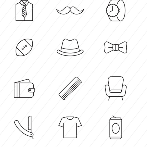 Images preview fathers day icons.