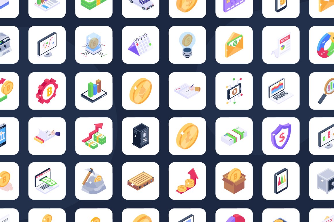 finance isometric icons preview 4 526