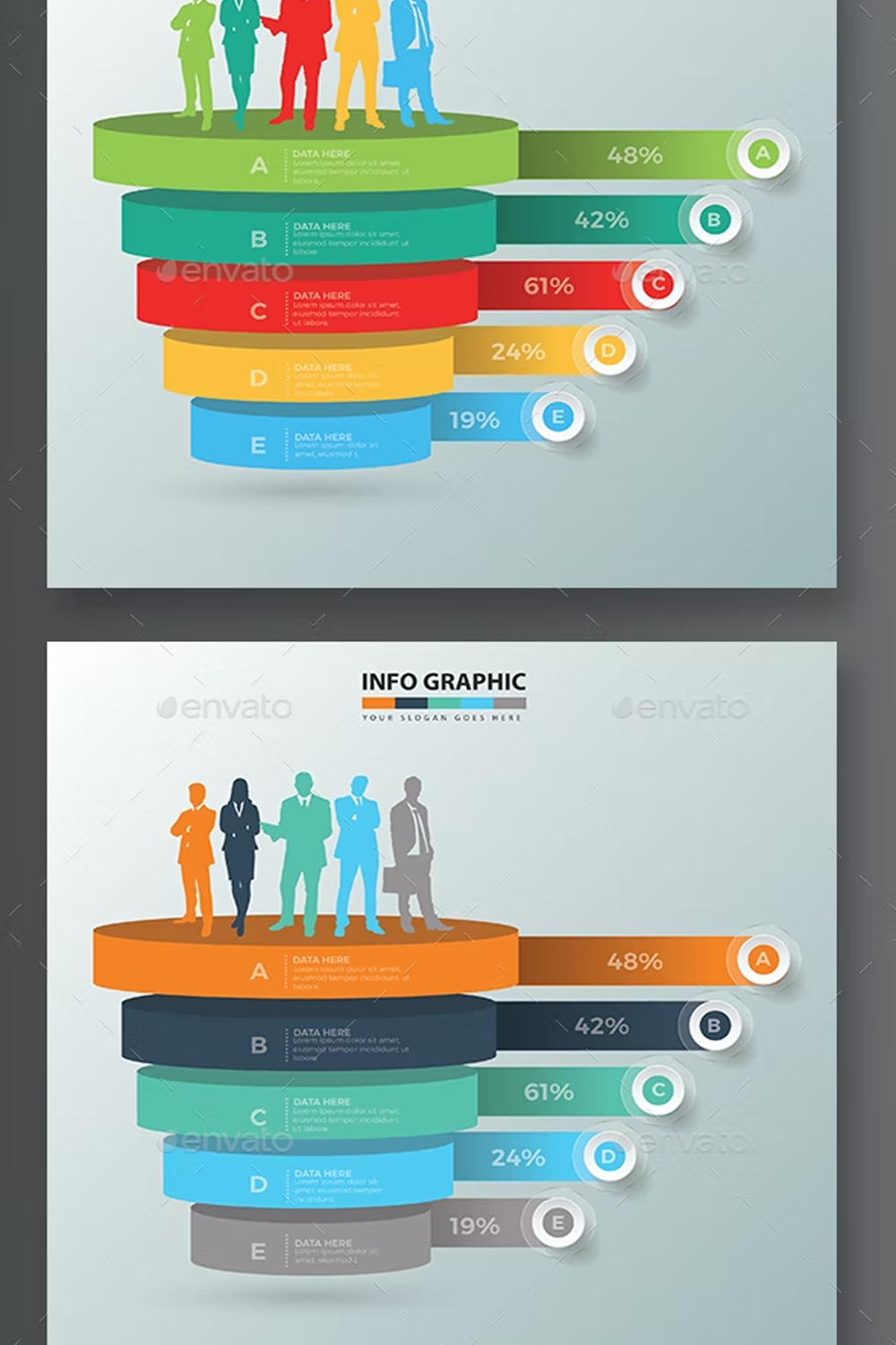 Illustrations human resource infographic design of pinterest.