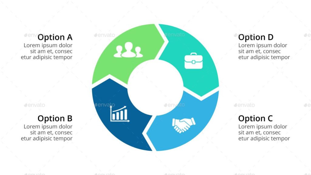 126 Circle Diagrams Infographics. PSD AI EPS. – MasterBundles