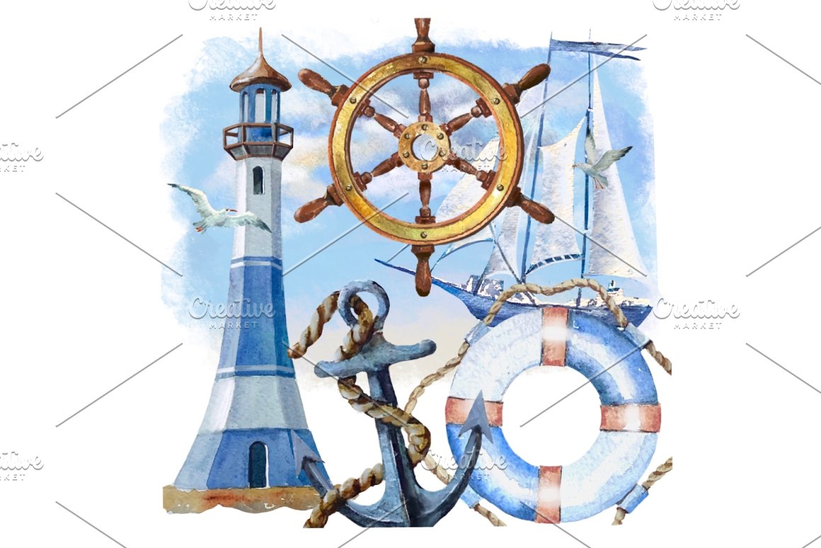 Image of a lighthouse helm and more.