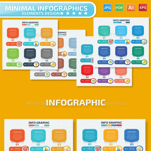 Images preview infographic design.