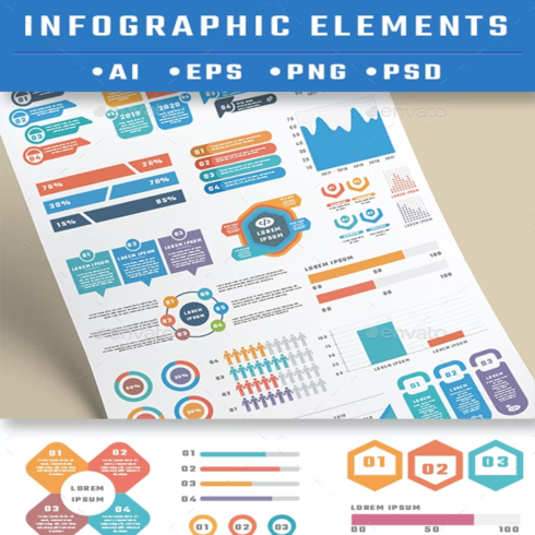 Images preview infographic element.