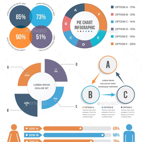 Images preview infographic elements.