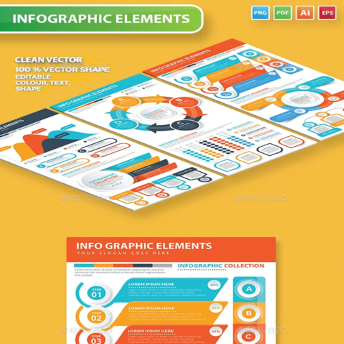 Images preview infographic set.