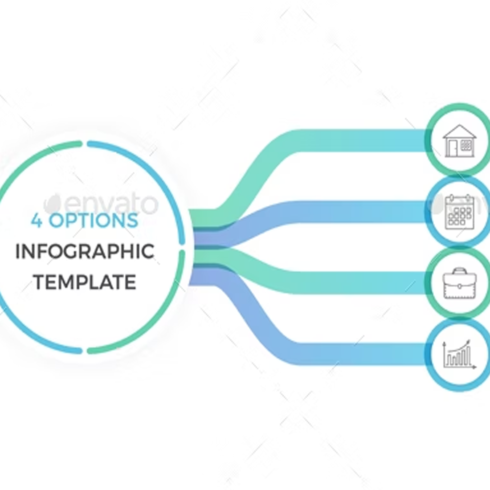 Images preview infographic template with 3 options.