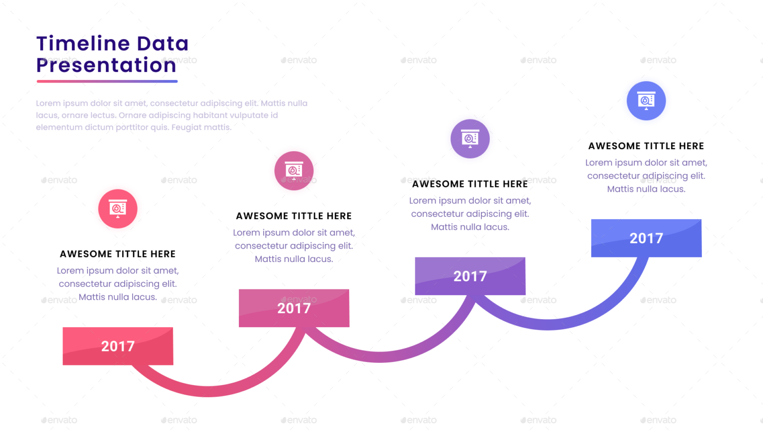 Modern UI Timeline Infographic – MasterBundles