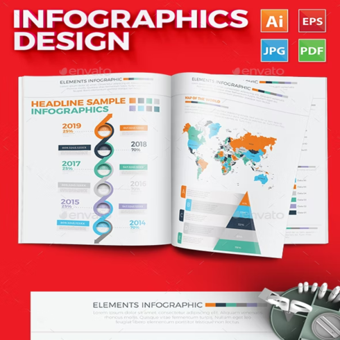 Images preview infographics design.