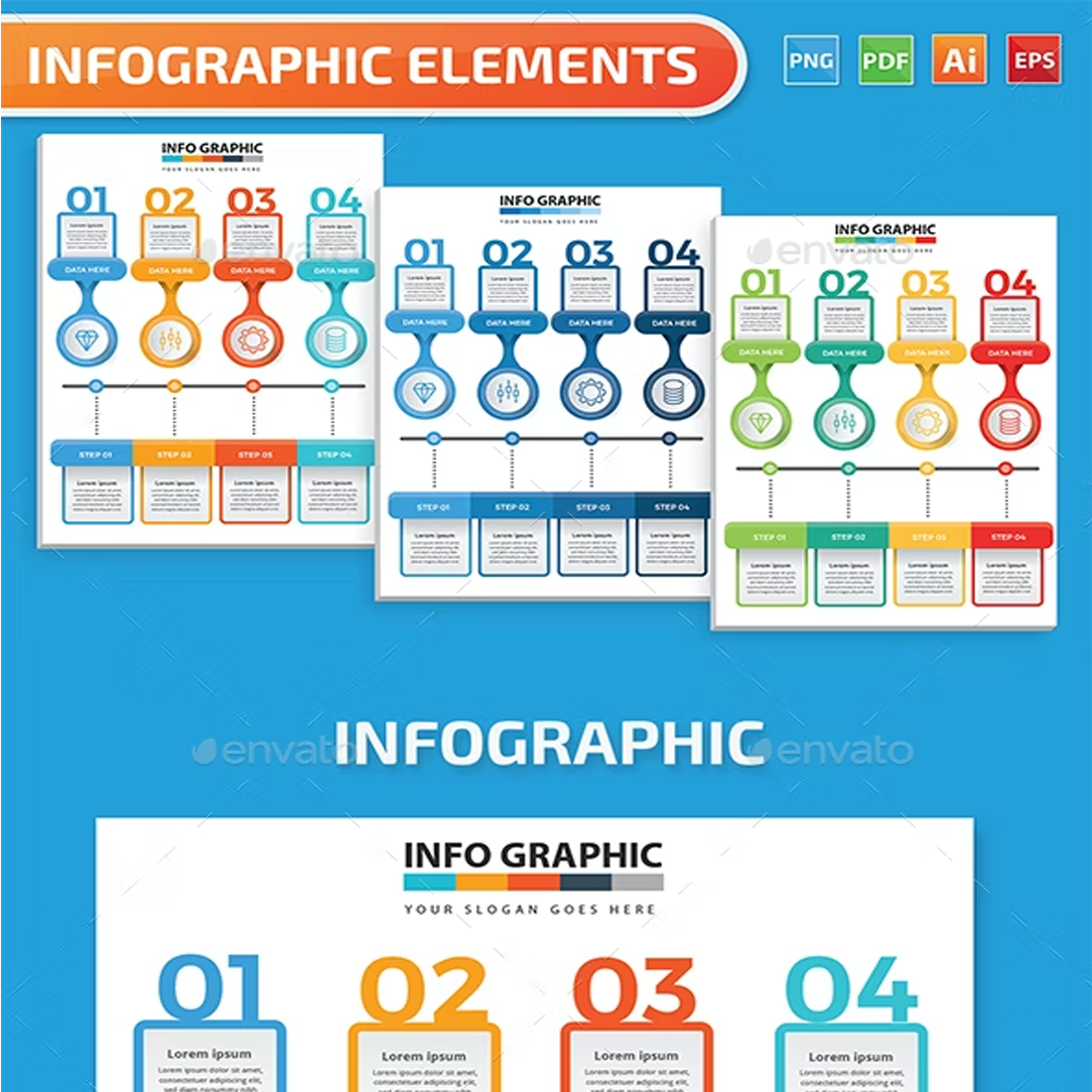Images preview infographics design.