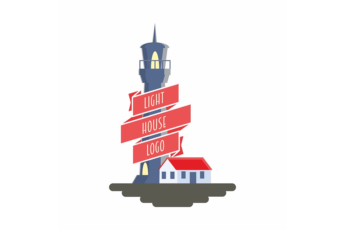Lighthouse logo preview.