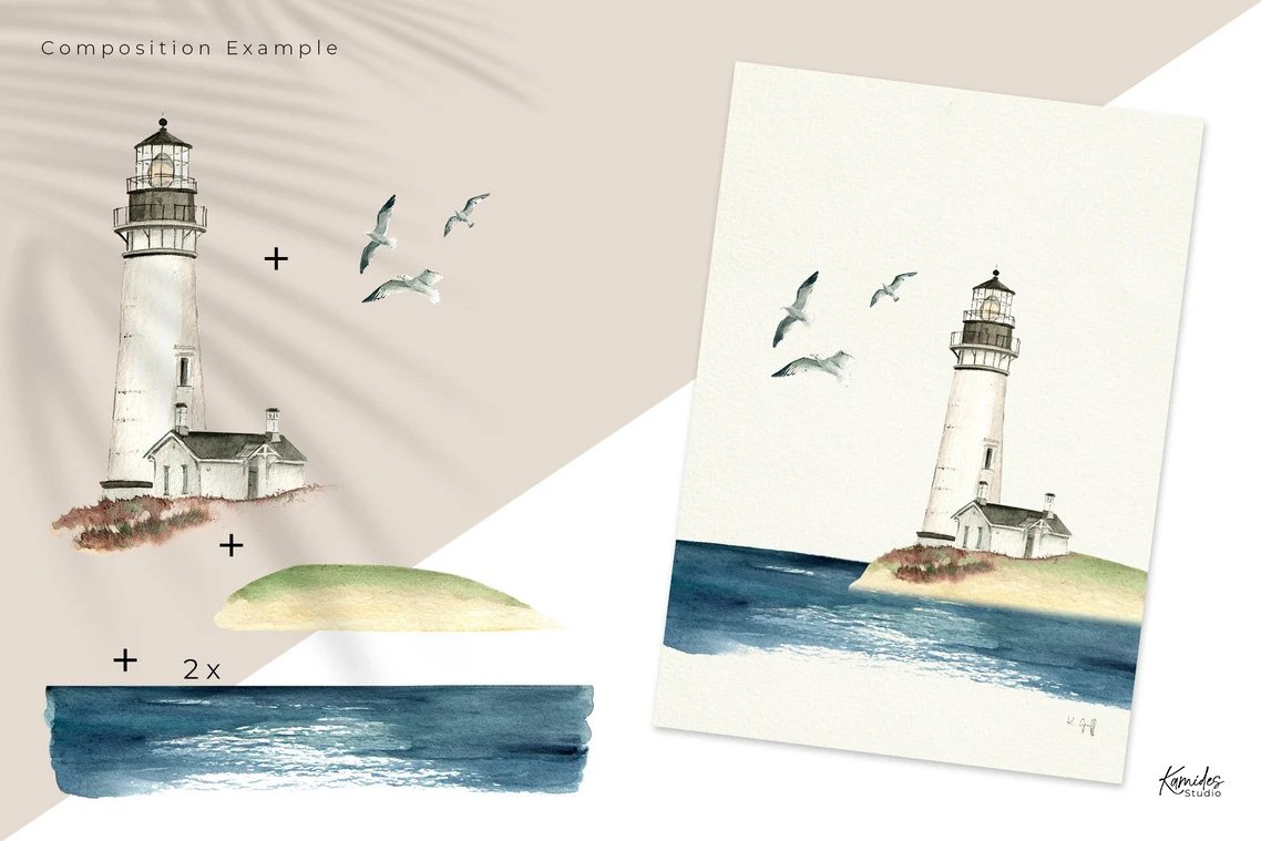 lighthouse composition example kamides 510