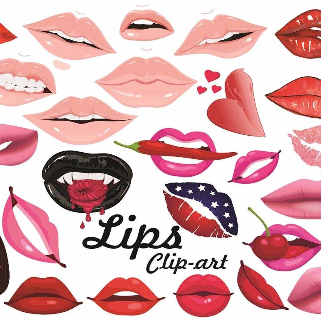lips clipart 633