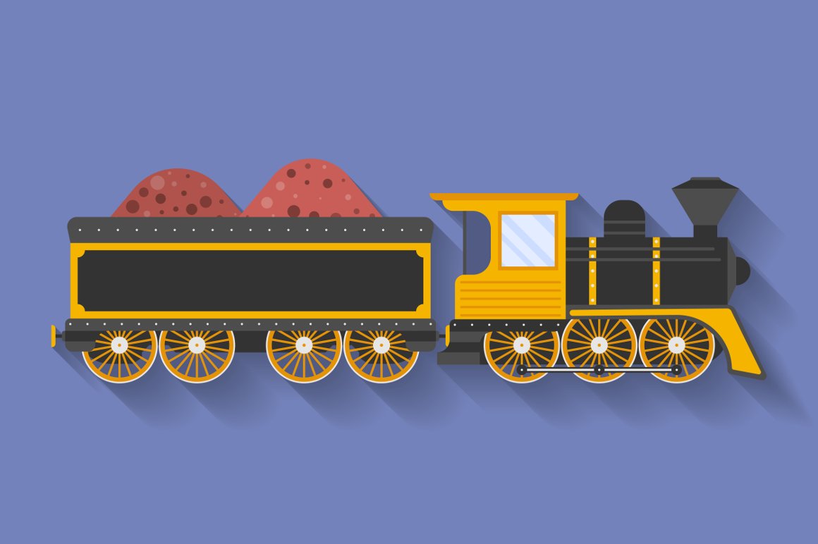 locomotive with wagon1 441
