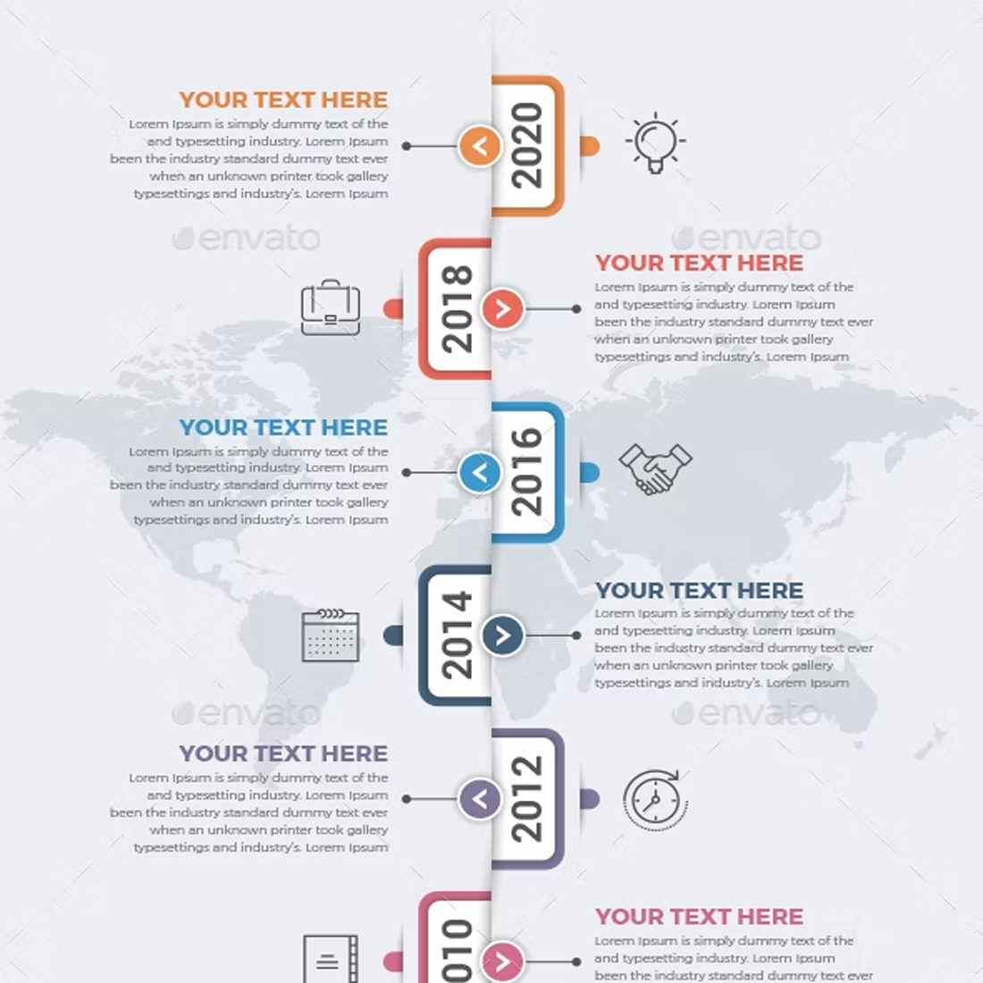 Images preview modern timeline infographics.