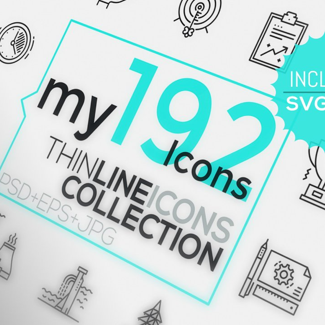 my thin line icons collection 512
