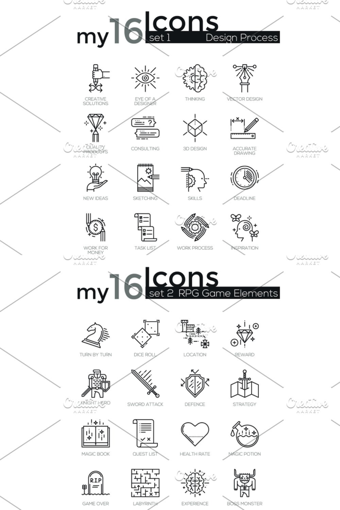 My Thin Line Icons Collection – MasterBundles