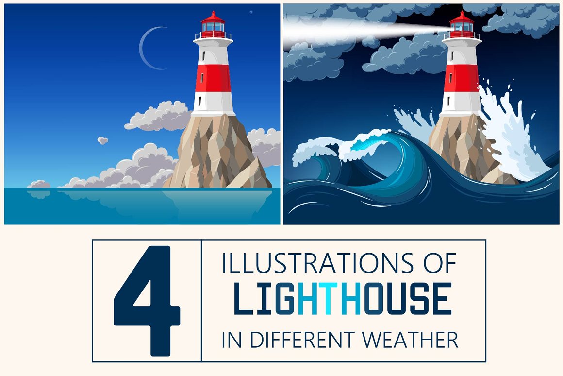 Main page of the lighthouse set.
