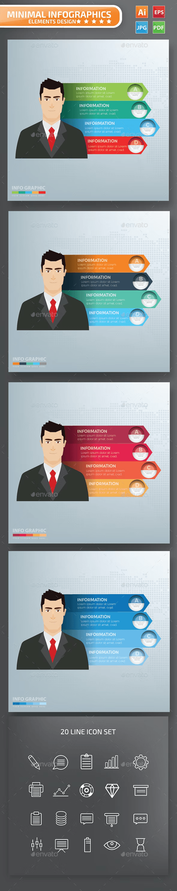 preview businessman infographics 1 161