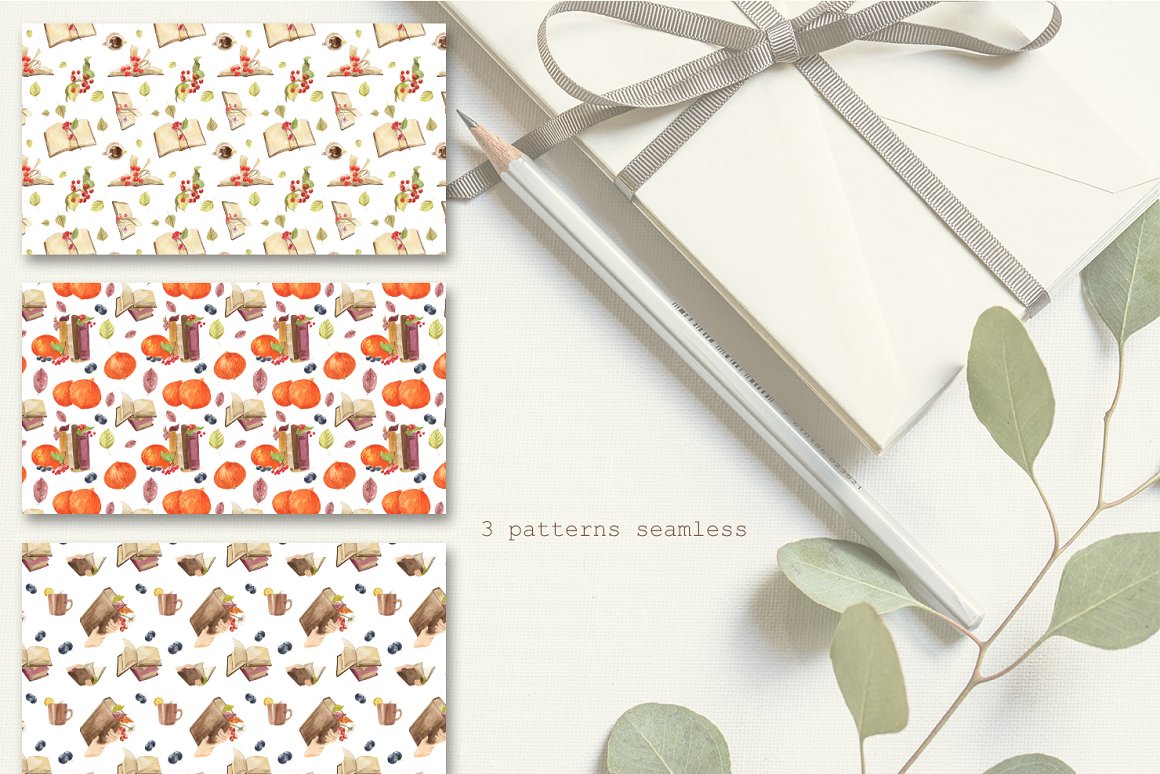 Patterns and textures for wrapping paper.