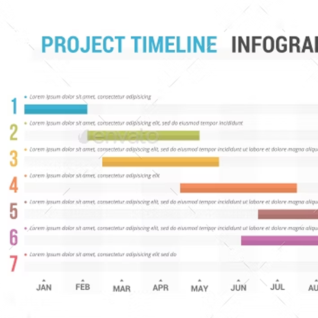 Images preview project timeline.