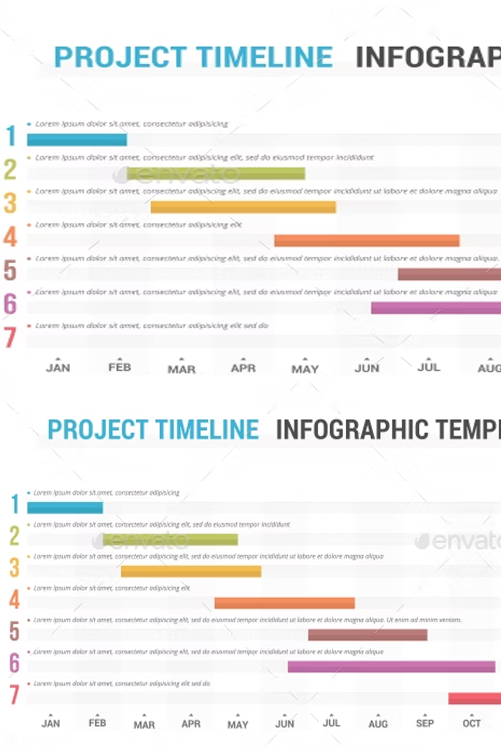 Illustrations project timeline of pinterest.