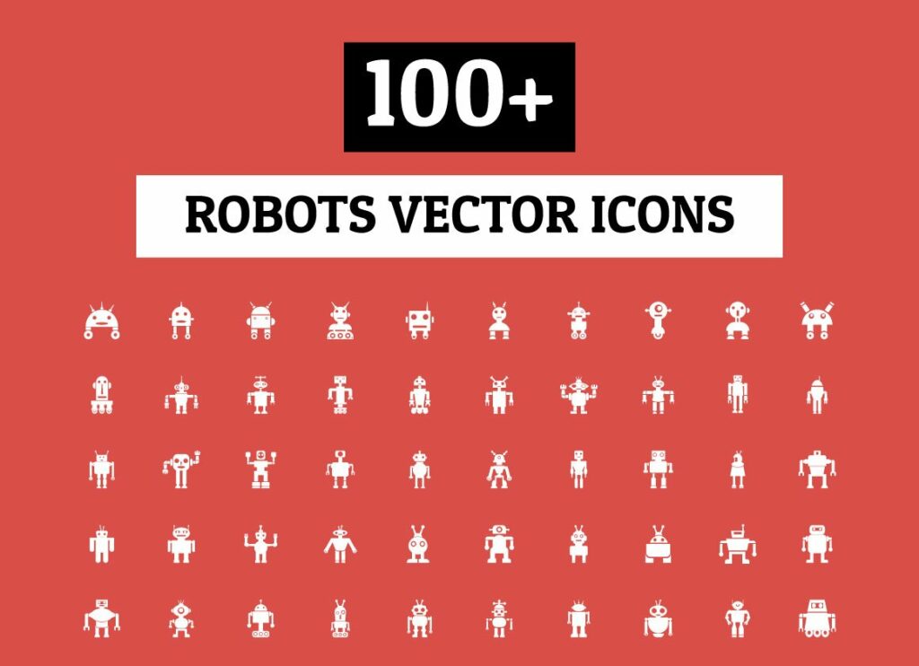 Robot Click Icon 100+ Robots Vector Icons – MasterBundles