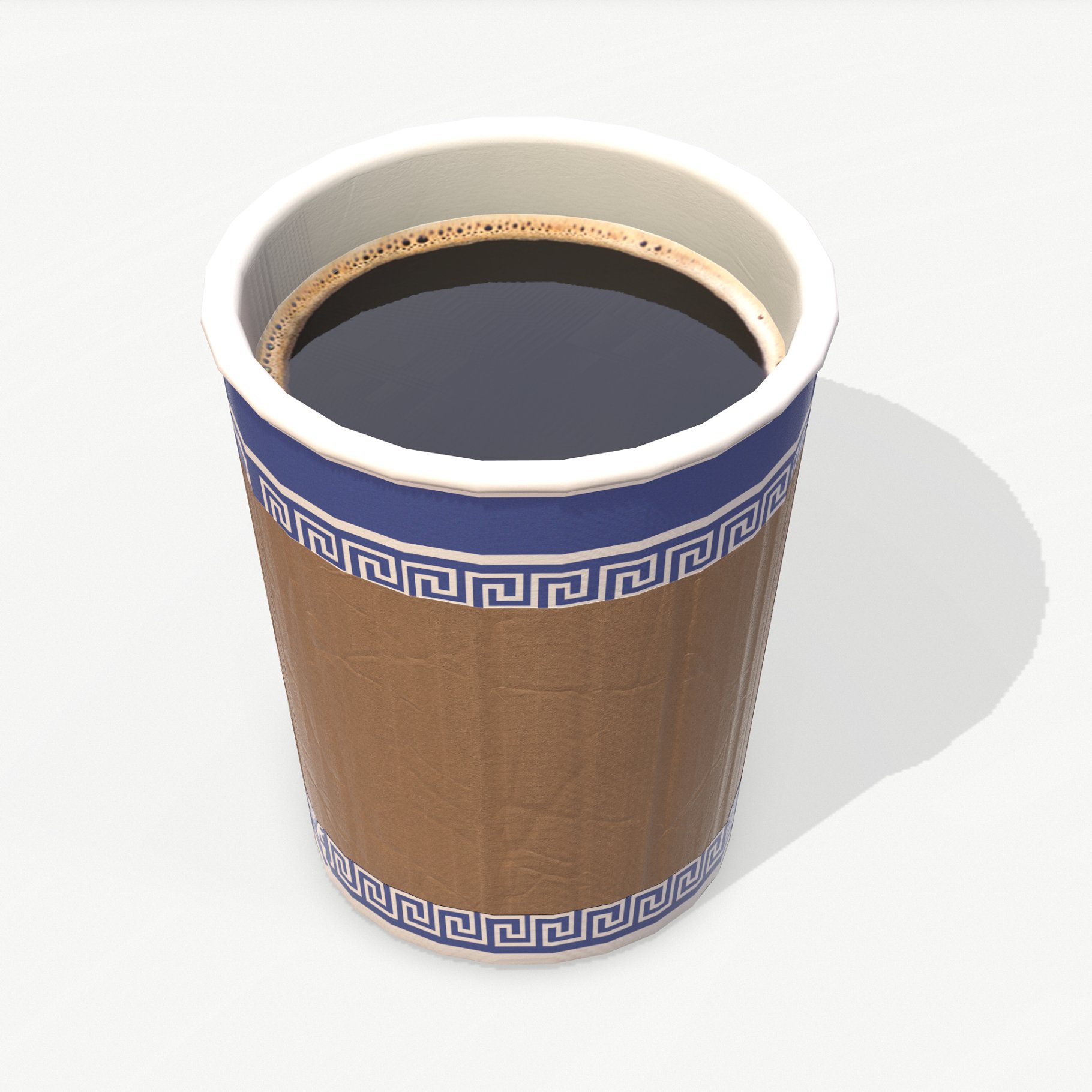 A disposable cup is shown.