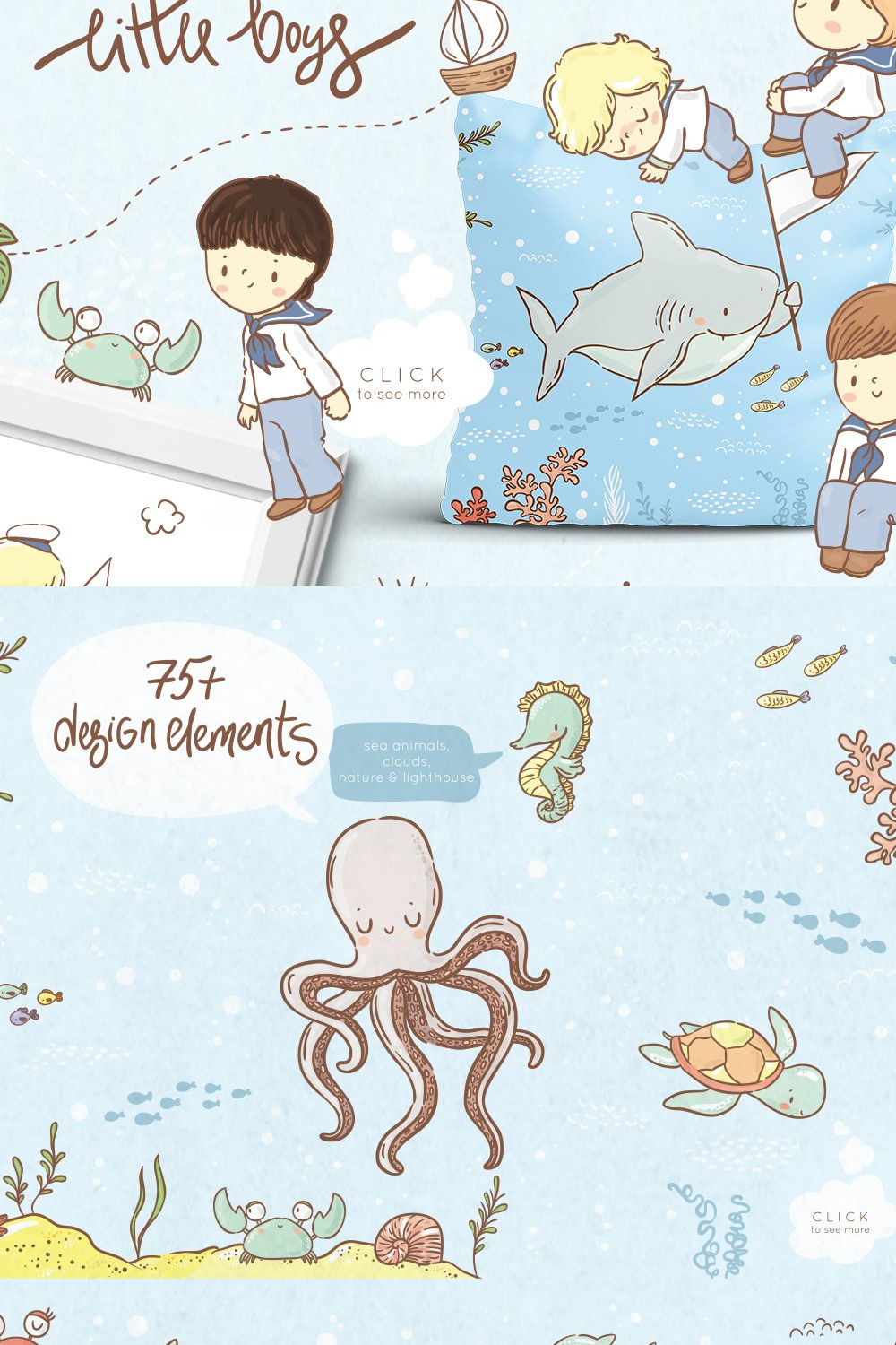 Illustrations sea adventure for boys of pinterest.