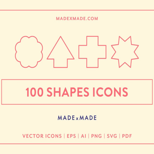Images preview shapes line icons.