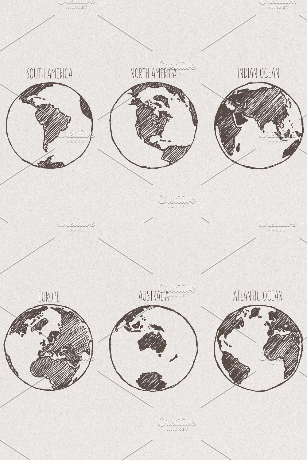 Illustrations sketches of the globe pinterest.