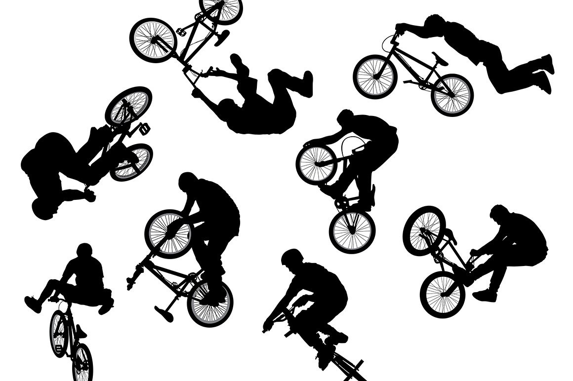 Smart shop with bmx cyclist silhouette.