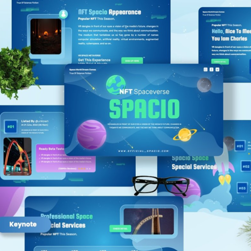 Images preview spacio nft spaces keynote.