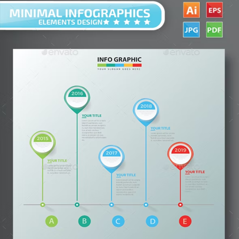 Images preview timeline infographic design.