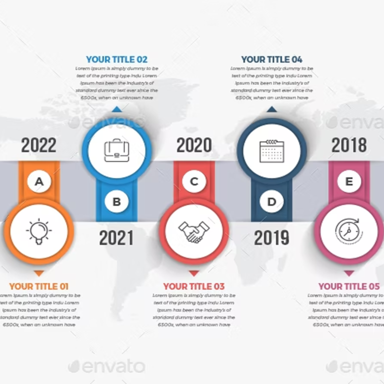 Timeline Infographics – MasterBundles