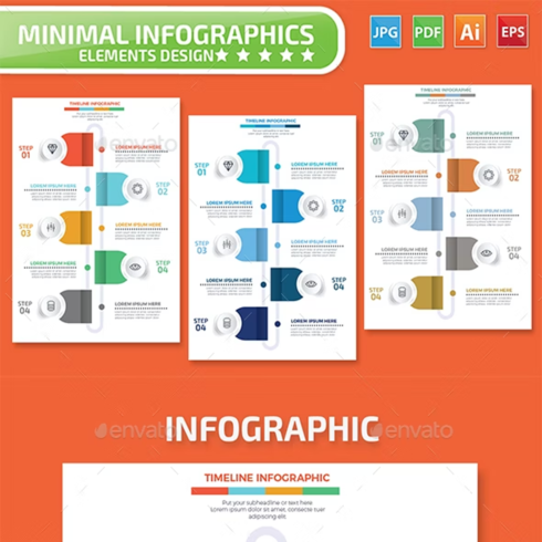 Images preview timeline infographics design.