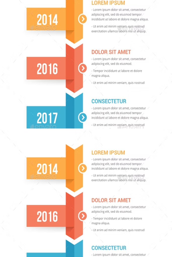 Timeline Infographics – MasterBundles