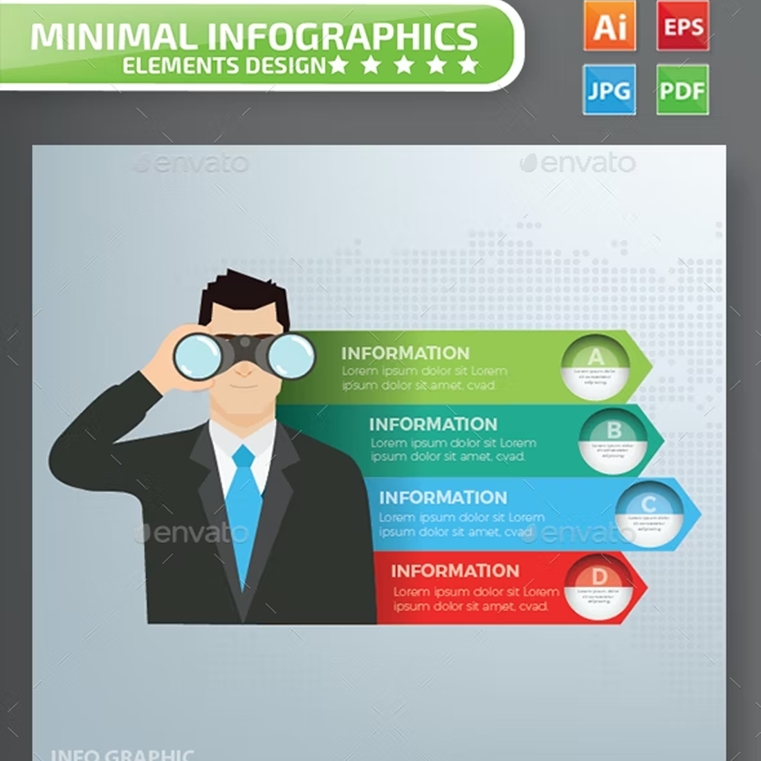 Images preview vision infographics design.