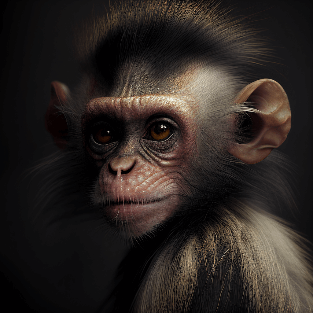 ai generated beautiful monkey