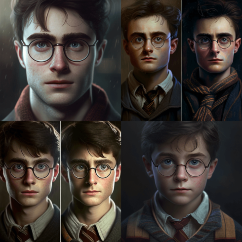 ai generated harry potter cover image