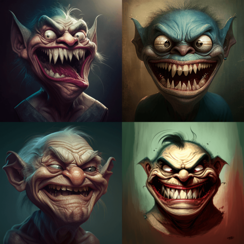 ai generated troll face cover image