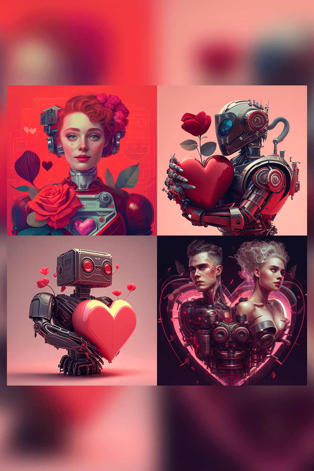 ai generated valentines pinterest image