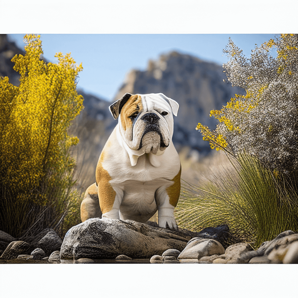 free english bulldog on the rock photo bundle 285