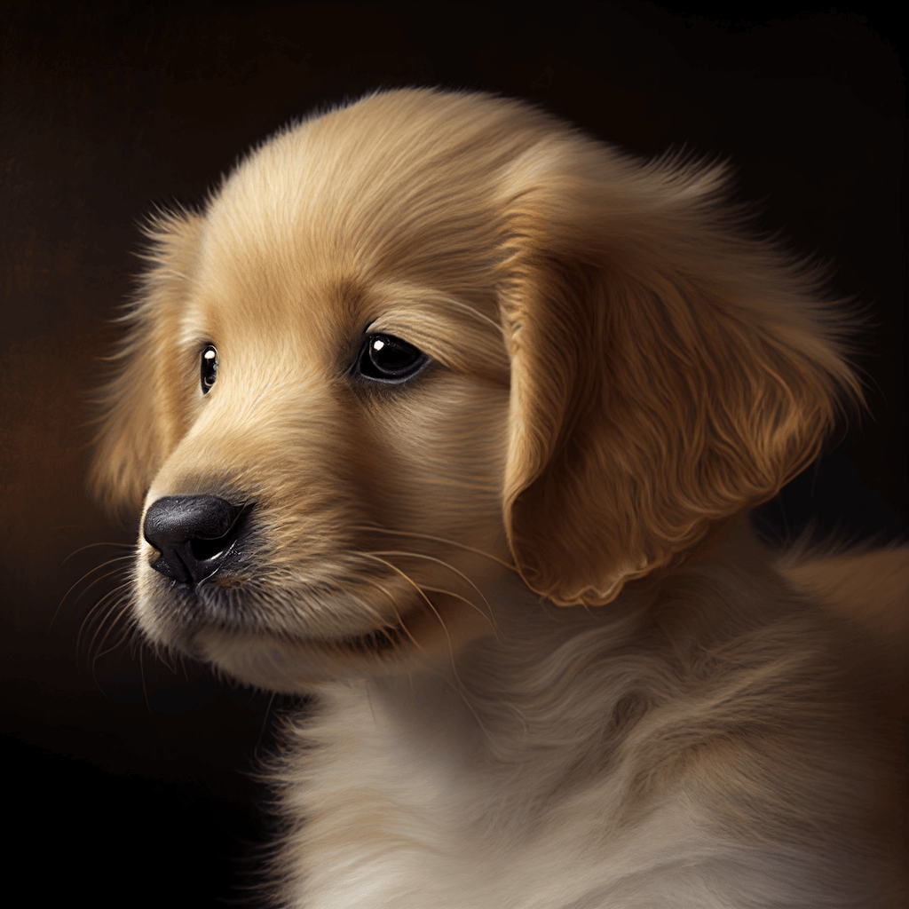 free golden retriever puppy photo bundle preview image