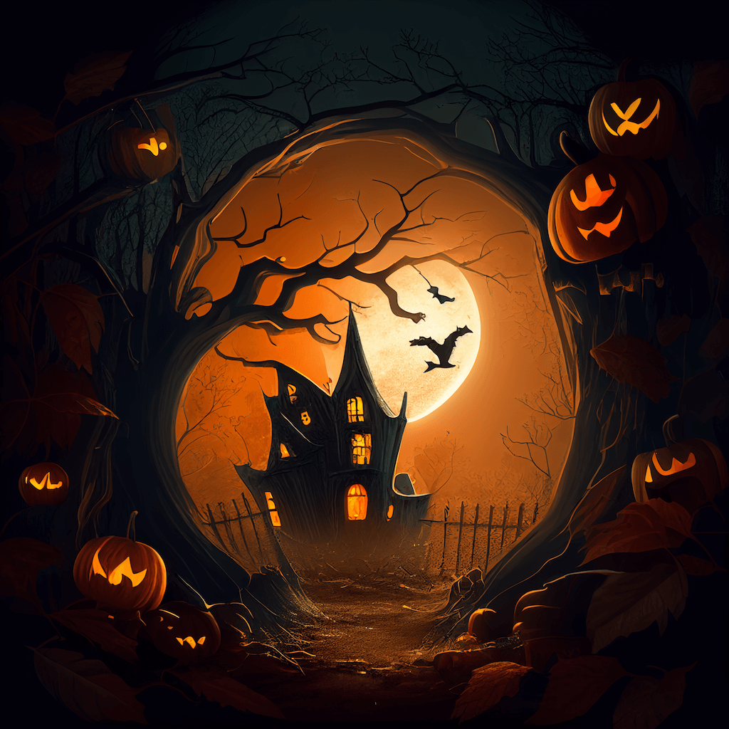 free halloween backgrounds house