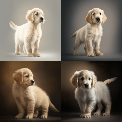 free photo of golden retriever puppy cover image